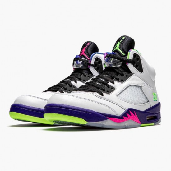 Jordan 5 Retro Alternate Bel Air White/Court Purple-Racer Pink-Ghost Green DB3335-100