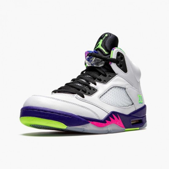 Jordan 5 Retro Alternate Bel Air White/Court Purple-Racer Pink-Ghost Green DB3335-100