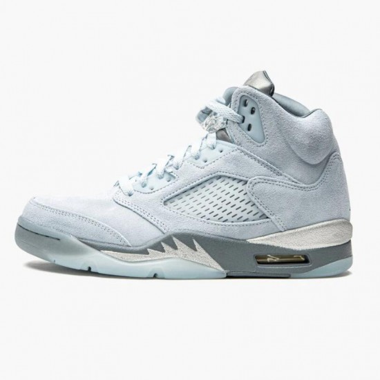 Jordan 5 Retro Bluebird With Silver White Photo Blue/Football Grey/Metallic Silver/White DD9336-400