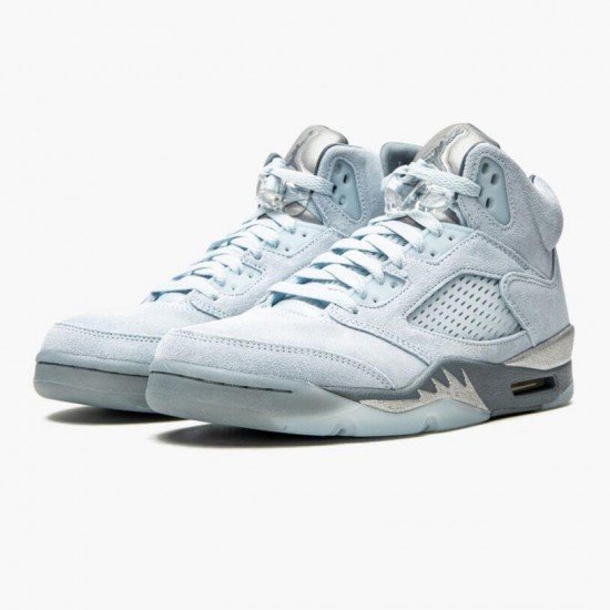 Jordan 5 Retro Bluebird With Silver White Photo Blue/Football Grey/Metallic Silver/White DD9336-400