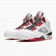 Jordan 5 Retro Quai 54 2021 White/University Red/Black DJ7903-106