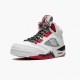 Jordan 5 Retro Quai 54 2021 White/University Red/Black DJ7903-106