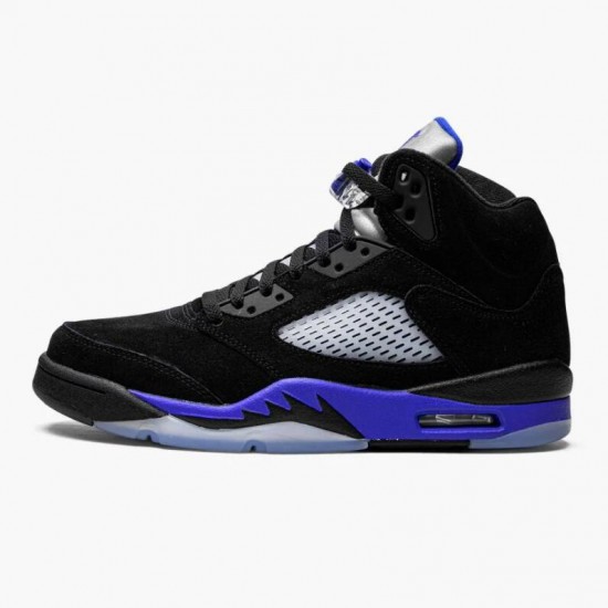 Jordan 5 Retro Racer Blue With Black Blue Black/Racer Blue/Reflective Silver CT4838-004