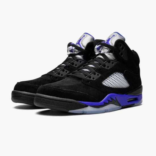 Jordan 5 Retro Racer Blue With Black Blue Black/Racer Blue/Reflective Silver CT4838-004