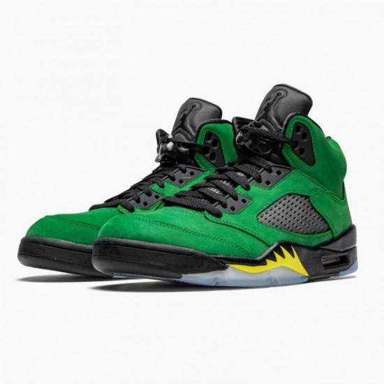 Jordan 5 Retro SE Oregon Green Yellow Apple Green/Black/Yellow Strike/Black CK6631-307