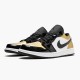 Jordan 1 Low Gold Toe CQ9447-700 Metallic Guld/Sort-Hvid Sko