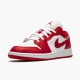 Jordan 1 Low Gym Red White 553560-611 Gym Rød/Gym Rød-Hvid Sko