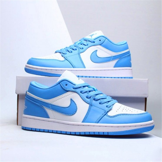 Jordan 1 Low UNC AO9944-441 University Blå/University Blå-Hvid Sko