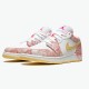 Jordan 1 Low Paint Drip CW7104-601 Arctic Punch/Pale Vanilla-Hvid Sko