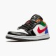 Jordan 1 Low Multi-Color Black Toe CZ4776-101 Hvid/Hyper Royal-University Rød-Hvid Sko