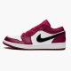 Jordan 1 Low Noble Red 553558-604 Noble Rød/Sort-Hvid-Noble Rød Sko