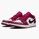 Jordan 1 Low Noble Red 553558-604 Noble Rød/Sort-Hvid-Noble Rød Sko