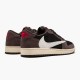 Jordan 1 Retro Low OG SP Travis Scott CQ4277-001 Sort/Dark Mocha-University Rød-Sail Sko