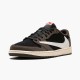 Jordan 1 Retro Low OG SP Travis Scott CQ4277-001 Sort/Dark Mocha-University Rød-Sail Sko