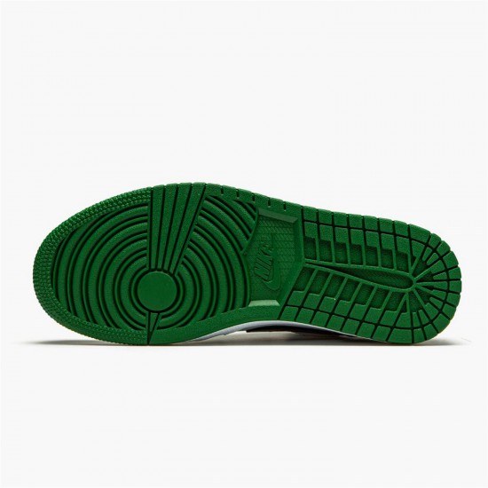 Jordan 1 Low Pine Green 553558-301 Pine Grøn/Sort-Hvid Sko