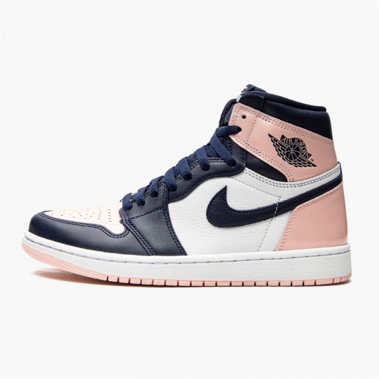 Jordan 1 Retro High OG Atmosphere DD9335-641 Atmosphere/Hvid-Laser Lyserød-Obsidian Sko