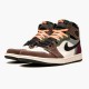 Jordan 1 Retro High OG Hand Crafted DH3097-001 Sort/Archaeo Brun-Dark Chocolate Sko