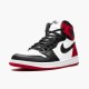 Jordan 1 Retro High Satin Black Toe CD0461-016 Sort/Hvid-University Rød Sko