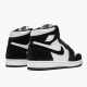 Jordan 1 Retro High Panda CD0461-007 Sort/Sort-Metallic Guld-Hvid Sko