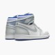 Jordan 1 Retro High Zoom White Racer Blue CK6637-104 Hvid/Racer Blå-Hvid Sko