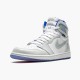 Jordan 1 Retro High Zoom White Racer Blue CK6637-104 Hvid/Racer Blå-Hvid Sko