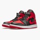 Jordan 1 Mid Banned (2020) 554724-074 Sort/University Rød-Sort-Whit Sko