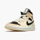 Jordan 1 Mid Barely Orange BQ6472-800 Guava Ice/Sort-Sail Sko