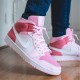 Jordan 1 Mid Digital Pink CW5379-600 Digital Lyserød/Hvid-Lyserød Foam-Sail Sko