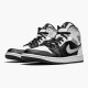 Jordan 1 Mid White Shadow 554724-073 Sort/Medium Grå-Hvid Sko