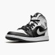 Jordan 1 Mid White Shadow 554724-073 Sort/Medium Grå-Hvid Sko