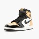 Jordan 1 Retro High NRG Patent Gold Toe 861428-007 Sort/Metallic Guld-Summit Hvid Sko