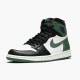 Jordan 1 Retro High Clay Green 555088-135 Summit Hvid/Clay Grøn-Sort Sko