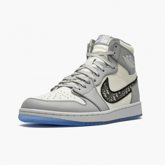 Jordan 1 Retro High Dr CN8607-002 Wolf Grå/Sail-Photon Dust-Hvid Sko