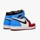 Jordan 1 Retro High Fearless UNC Chicago CK5666-100 Hvid/University Blå-Varsity Rød-Sort Sko