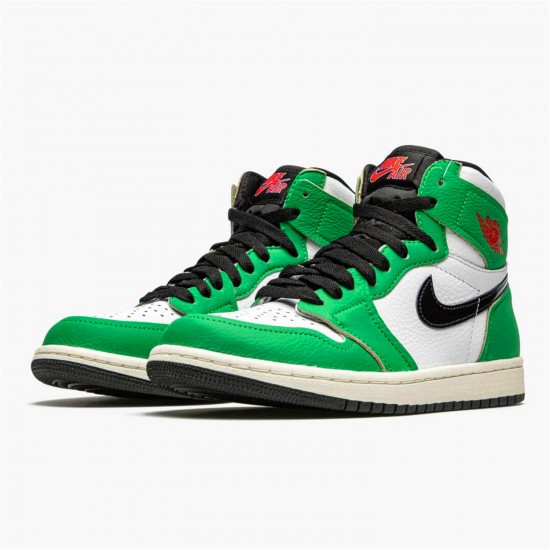 Jordan 1 Retro High Lucky Green DB4612-300 Lucky Grøn/Hvid-Sail-Sort Sko