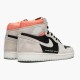 Jordan 1 Retro High Neutral Grey Hyper Crimson 555088-018 Neutral Grå/Sort-Hyper Crimson-Hvid Sko