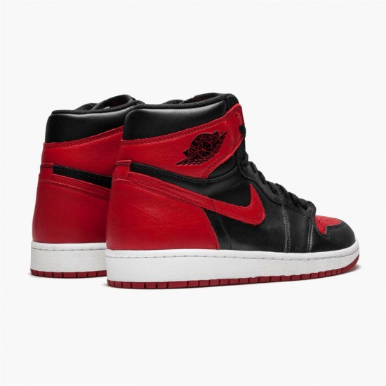 Jordan 1 Retro High Bred Banned (2016) 555088-001 Sort/Varsity Rød-Hvid Sko