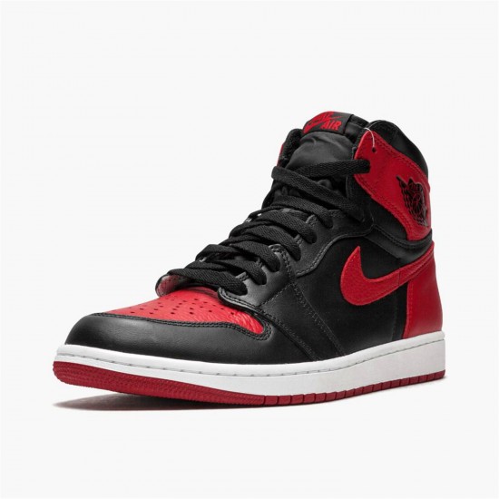 Jordan 1 Retro High Bred Banned (2016) 555088-001 Sort/Varsity Rød-Hvid Sko