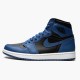 Jordan 1 Retro High OG Dark Marina Blue 555088-404 Dark Marina Blå/Sort-Hvid Sko