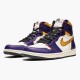 Jordan 1 Retro High OG Defiant SB LA to Chicago CD6578-507 Court Lilla/Sort-Sail-University Guld Sko