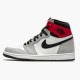 Jordan 1 Retro High Light Smoke Grey 555088-126 Hvid/Sort-Light Smoke Grå-Varsity Rød Sko