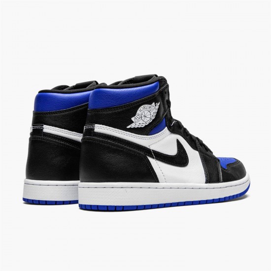 Jordan 1 Retro High Royal Toe 555088-041 Sort/Hvid-Game Royal-Sort Sko