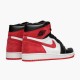 Jordan 1 Retro High Track Red 555088-112 Summit Hvid/Track Rød-Sort Sko