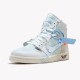 Jordan 1 Retro High Off-White White AQ0818-100 Hvid/Hvid Sko