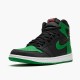 Jordan 1 Retro High Pine Green Black 555088-030 Sort/Pine Grøn-Hvid-Gym Rød Sko