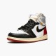 Jordan 1 Retro High Union Los Angeles Black Toe BV1300-106 Hvid/Sort-Varsity Rød-Wolf Grå Sko