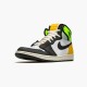 Jordan 1 Retro High White Black Volt University Gold 555088-118 Hvid/Sort-Volt-University Guld Sko