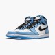 Jordan 1 Retro High White University Blue Black 555088-134 Hvid/University Blå-Sort Sko