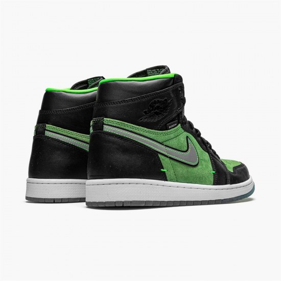 Jordan 1 Retro High Zoom Zen Green CK6637-002 Sort/Sort-Tomatillo-Rage-Grøn Sko