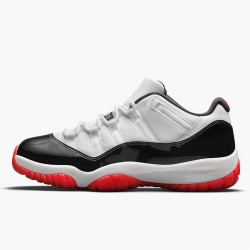 Jordan 11 Retro Low Concord Bred AV2187-160 Hvid/Gym Rød-Sort-True Rød Sko